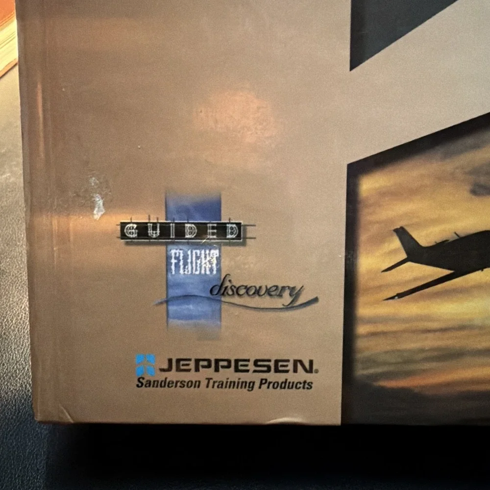 Private Pilot Manual by Jeppesen Sanderson Hardcover) Used with No CD Rom